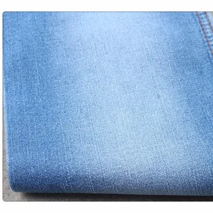 2019 wholesale indigo blue 면 스판덱스 denim fabric 대 한 진 denim fabric prices