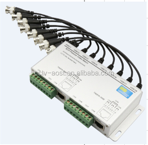 8CH HD CVI/TVI/AHD transceptor pasivo <span class=keywords><strong>Video</strong></span> <span class=keywords><strong>Balun</strong></span> adaptador transmisor BNC a UTP Cat5/5E/6 Cable 720P 1080P Monitor - Product Image 2
