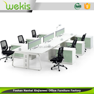 Precio de fábrica mejor calidad Custom 4 personas y 6 personas estación de trabajo de oficina para muebles de oficina - Product Image 2