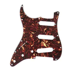 Левой гитарный насаждение для гитары, цвет черепахи, запасные части для электрогитары SSS, онлайн, оптовая продажа