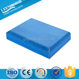 Fibra de vidrio paneles de pared de sonido <span class=keywords><strong>esponja</strong></span> a prueba de techo de tela Panel acústico - Product Image 1