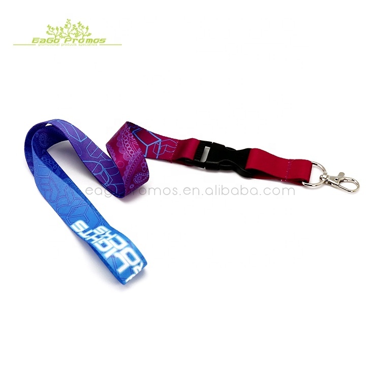 2026 Custom Sublimation Polyester Printed Fashion Satin Lanyard Id Card Holder With Lanyard Image 4