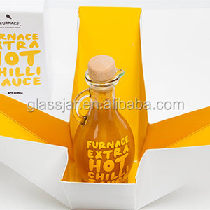 ขวดแก้วซอสพริกขนาด 250 มล. ฝา<span class=keywords><strong>จุก</strong></span>ไม้ก๊อก - Product Image 2