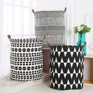 Aufbewahrungstasche ตะกร้าผ้าฝ้ายสำหรับเด็กแบบพับเก็บได้ Sac De Ranน็อต - Product Image 1