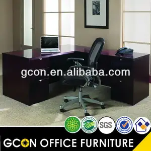 Mueble de caoba/muebles de oficina frente deskoffice kd escritorio escritorio de oficina/de estación de trabajo de la oficina