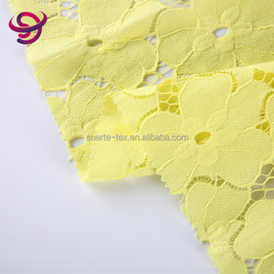 <span class=keywords><strong>Top</strong></span> quality new fashion bella coreano giallo <span class=keywords><strong>tulle</strong></span> tessuto di pizzo - Product Image 3