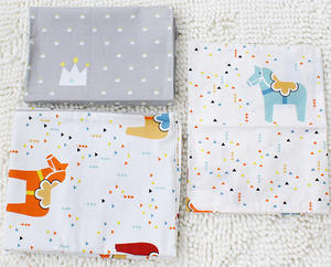 100% algodón nueva nacido babi niñas manta edredón almohada cubierta 3 piezas cuna CAMA | cama Bebé Ropa de cama conjunto - Product Image 6