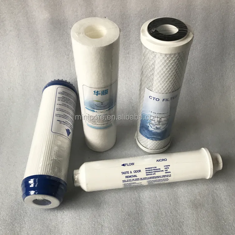 Fabrikant 5 Micron Pp Udf Cto Waterfilter Cartridge 10 Inch Voor Water Filter