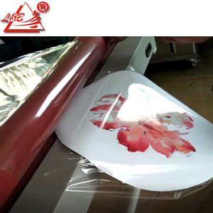 Cinta de doble cara acrílica transparente óptica L & B, rollo de película adhesiva de doble cara para laminación en frío PET para rejillas de imágenes, letreros de ventana - Product Image 1