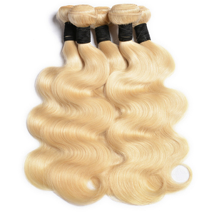 Weaving wholesale 100 human virgin 613 blonde <strong>best</strong> quality 10a <strong>brazilian</strong> <strong>hair</strong> bundles - Product Image 1