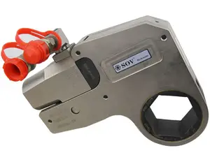 Torque range of 585-5858Nm Hollow hydraulic torque wrench for nut removal in narrow space