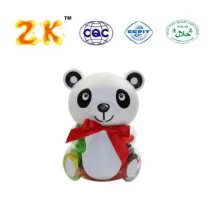 Gelatina de frutas em forma de panda pote/item de presente baixo custo