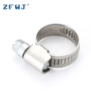 Cheap Price Adjustable 12mm German Style 304 Stainless Steel Hose <strong>Clamp</strong> - Product Image 2