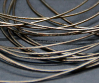 Câble HIFI torsadé isolé en cristal de glace, en fils mixtes d'argent 4N et de cuivre OCC 6N, avec connecteur RCA pour microphone