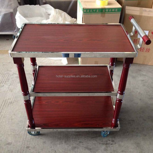 מלון חדר עץ עגלת שירות - Product Image 1