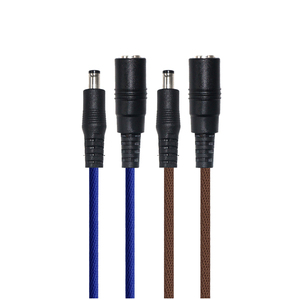 ナイロン編組補助ソーラー5.5 2.1 DC5521コネクタプラグCCTVケーブル延長カスタム5521 DC電源コードケーブルオス-メス - Product Image 5