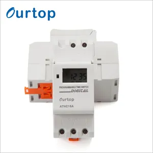 Ourtop LCD Digital temporizador programable interruptor 24 horas y 7 días interruptor