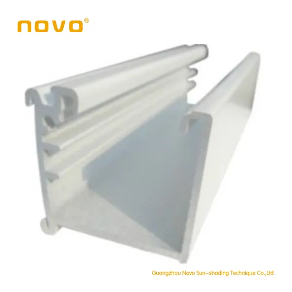New arrival hollow venetian blinds headrail/motors for 25mm venetian /pleated /honey comb and roman blinds by NOVO