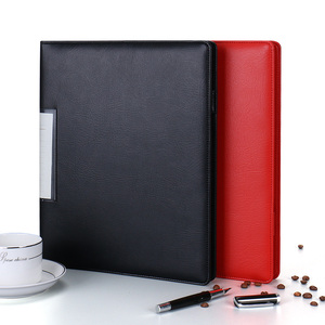 A4 Multi-Layer Insert Bag <span class=keywords><strong>4</strong></span>-Holes Bestandsmap Transparant Pu-Materiaal Losbladige Kantoorgegevensopslag Voor Het Archiveren Van Ontvangstboeken - Product Image 1