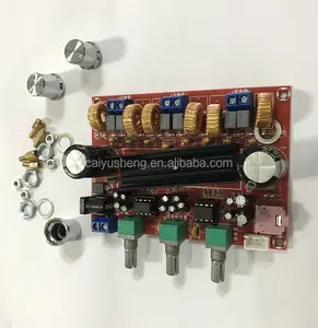 Módulo de placa amplificadora de potencia TPA3116D2, 12V-24V, 2x50W + 100W, 2,1 canales, XH-M139