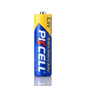 Dry Cell Battery Shenzhen PKCELL R6P AA SUM-3 1.5V Zinc Carbon Dry Cell Battery For Flashlight CE The Batteries Fixed In Place With Press Studs /