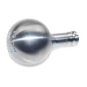 5 מהירות כסף משוקלל עגול בילט Shift Knob ידני עבור 79-04 פורד מוסטנג