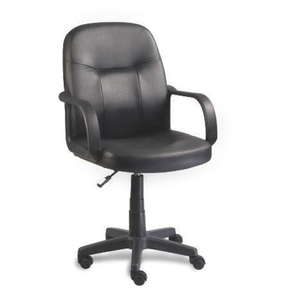 <span class=keywords><strong>Chaise</strong></span> <span class=keywords><strong>de</strong></span> fauteuil 24 pouces à dossier central, accoudoir en PP noir, avec roues en pu en PVC, JYX0020 - Product Image 1