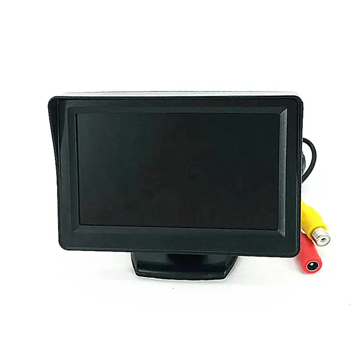 4.3 inch TFT LCd mobil spion monitor dengan kamera monitor 2 saluran