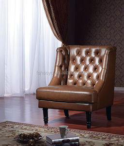 Café en cuir chaise, Brown en cuir président baignoire - Product Image 1