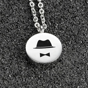 Marlary ciondolo per papà commemorativo in acciaio inossidabile collana con ciondolo cremazione all'ingrosso papà <span class=keywords><strong>e</strong></span> <span class=keywords><strong>mamma</strong></span> negozio di gioielli in cenere - Product Image 3