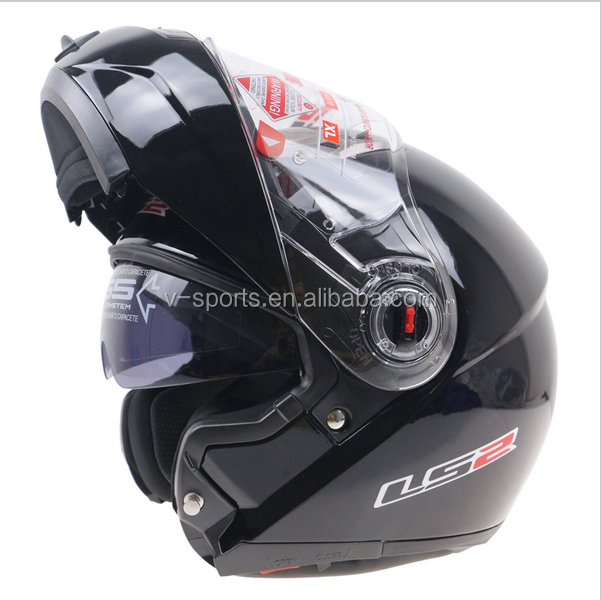 Высшее качество LS2 двойной объектив откидной мотоциклетный шлем модульный мотоциклетный шлем FF 370