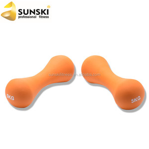 Ladies vinyl and neoprene dumbbell bone - Product Image 5