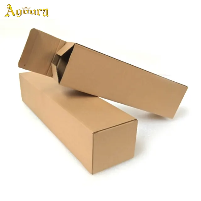 Размеры на заказ, допустимая прямоугольная картонная упаковочная коробка, складная коробка из крафт-бумаги