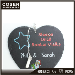 Hotel supplies decoraton built house's slate Christmas - Product Image 1