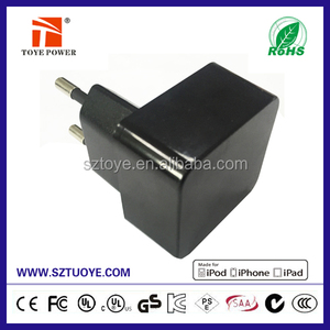 TUV aprobado usb cargador de LA <span class=keywords><strong>UE</strong></span>/UK plug con salida de <span class=keywords><strong>5</strong></span> v <span class=keywords><strong>0</strong></span>.<span class=keywords><strong>5</strong></span> a - Product Image 1