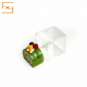 Customizable Clear Hard Plastic PET Cupcake Boxes, Cake boxes