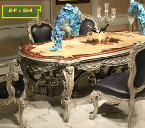 Mesa de comedor de diseño clásico y <span class=keywords><strong>popular</strong></span>, material de madera maciza del fabricante de OE-FASHION, y sillas, muebles de madera de abedul - Product Image 3