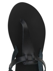 Nouvelle tendance estivale, mode décontractée, vente en gros de sandales plates à lanières noires avec logo personnalisé pour femmes, chaussures - Product Image 5