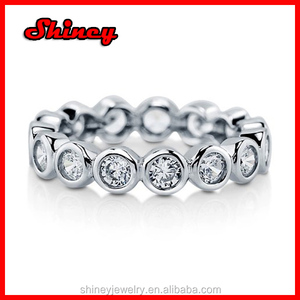 925 Pabrik Perhiasan Perak Murni 2023 Desain Baru Cincin Perak Keabadian Murah - Product Image 3