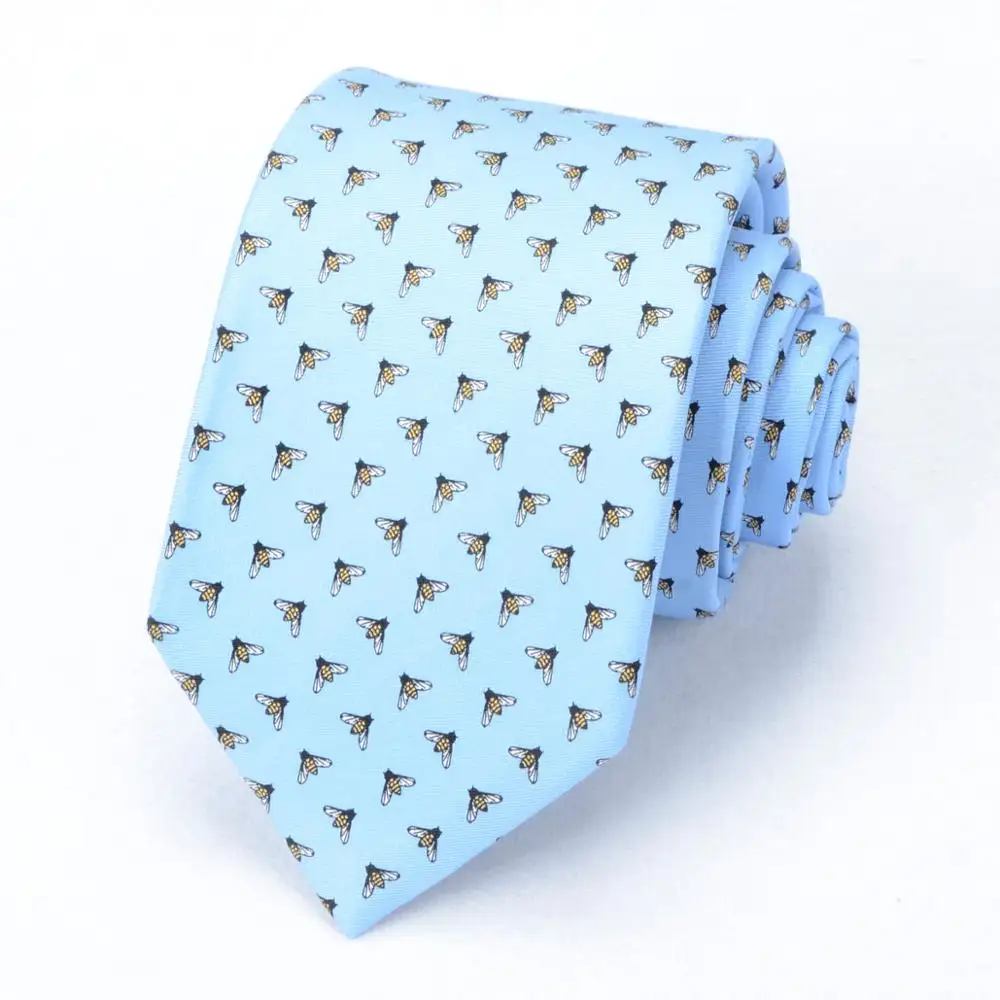 Corbata de seda con estampado Floral para hombre, corbata hecha a mano con 7 pliegues