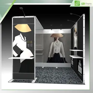 3x3 Lightweight Booth Exhibits for Clothes Trading