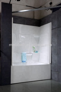 2018 Nuovo <span class=keywords><strong>vasca</strong></span> da bagno in acrilico <span class=keywords><strong>e</strong></span> parete surround combo con towel bar - Product Image 3