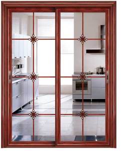 Porte en aluminium directement de l'usine, simple, confortable, prête à l'emploi, porte de salle de bain de haute qualité, charnières de type porte de placard de cuisine - Product Image 4