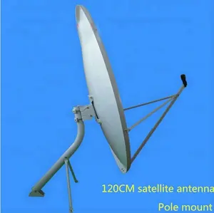 4FT 120cm/150cm Ku antena parabólica compensada