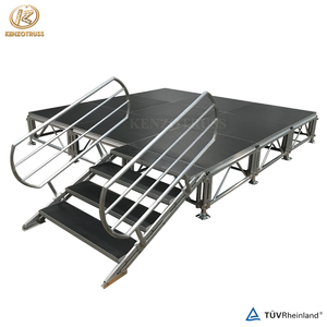Portable en aluminium 4x4 mobile mini plate-forme de scène pour le spectacle - Product Image 1