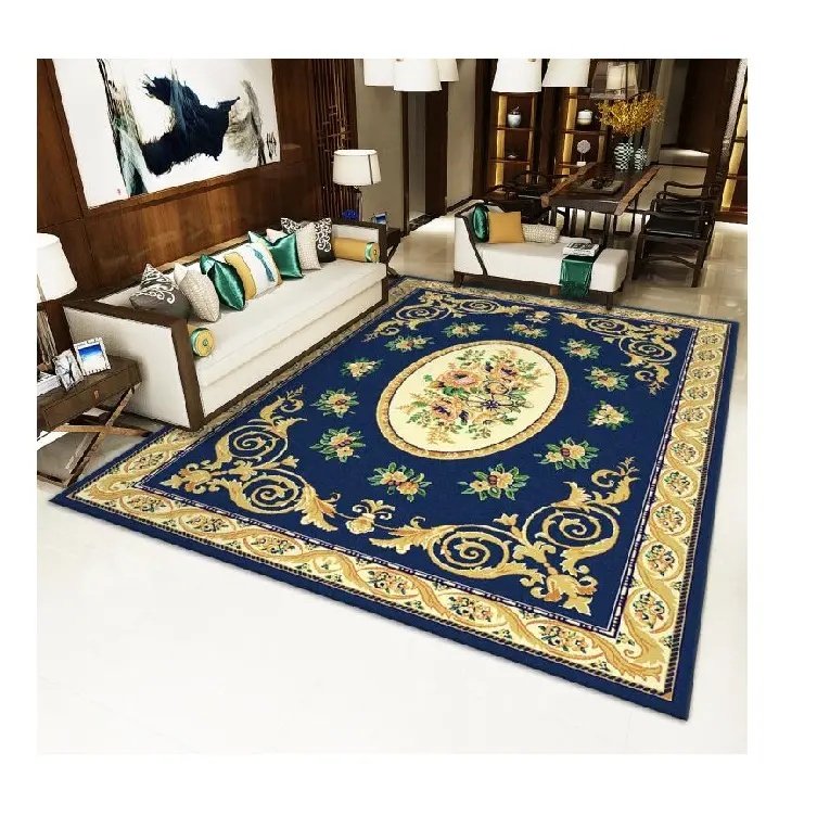 Venta al por mayor de alta calidad de poliéster alfombra persa