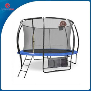 CreateFun 10ft <span class=keywords><strong>trampoline</strong></span> rond avec <span class=keywords><strong>panier</strong></span> de <span class=keywords><strong>basket</strong></span> - Product Image 1