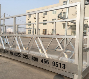 Plate-forme suspendue en alliage d'aluminium <span class=keywords><strong>ZLP630</strong></span>/berceau électrique/scène d'oscillation de gondole de Construction - Product Image 6