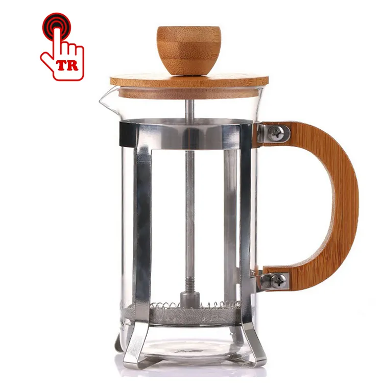 Großhandel Kaffee kolben Umwelt freundliche Bambus Kaffee maschine French Press