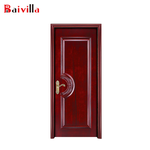 メインエントランス木製デザインシングル木製ドア中国製アリババ - Product Image 1